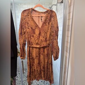 Massimo Dutti Snake Print Dress